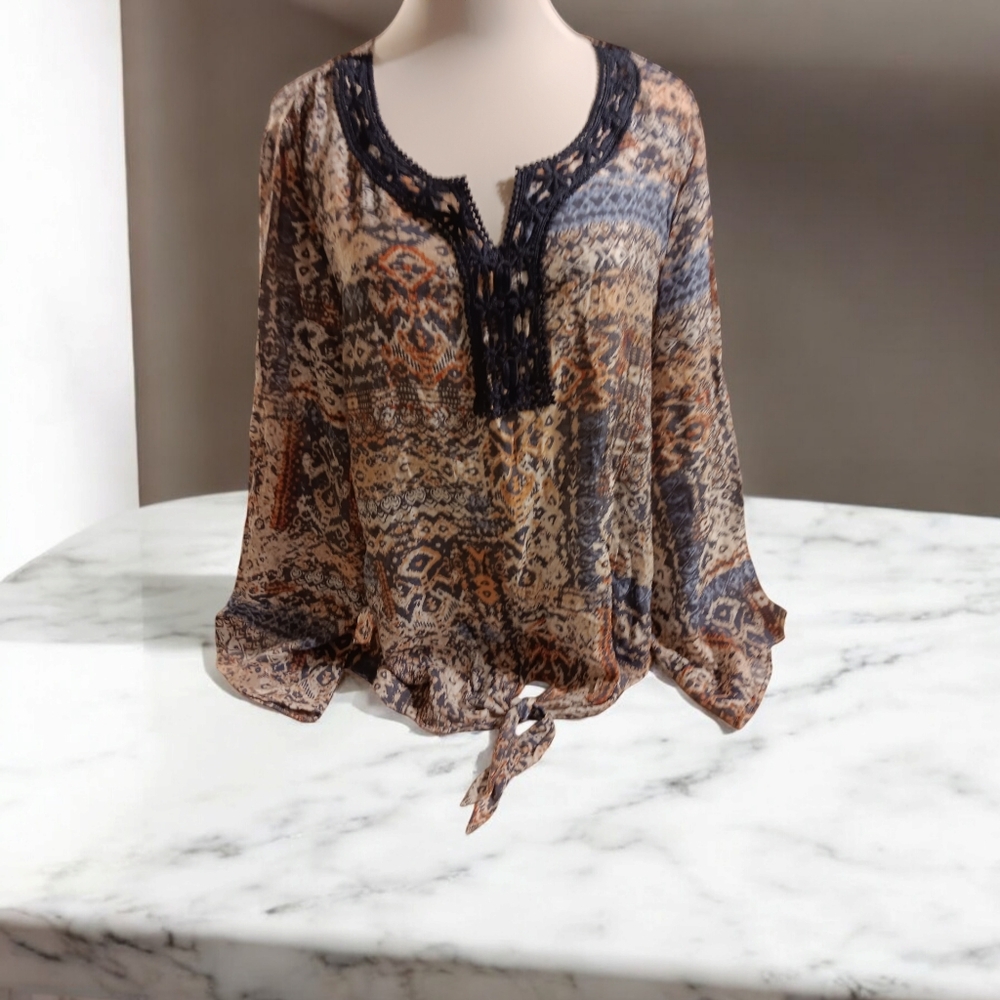 New Direction size xl flowy blouse